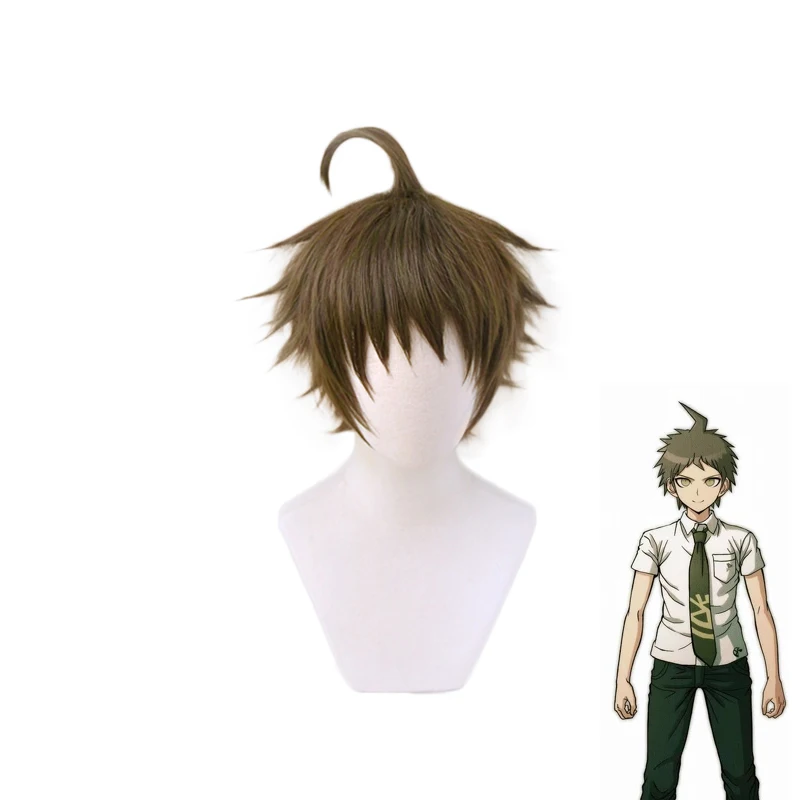 Danganronpa Хината Hajime парик Косплэй костюм супер ботинки для косплея данганронпа