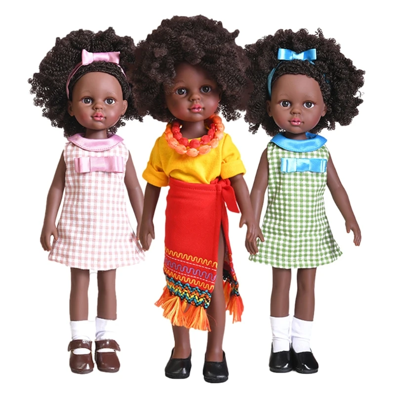 

Девочка-Реборн, африканская черная кукла, диван, аксессуары для сна, украшение детской комнаты