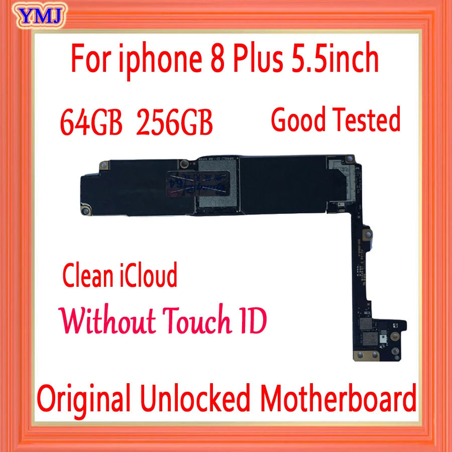 Материнская плата без iCloud для iphone 8 Plus оригинальная разблокированная P логические