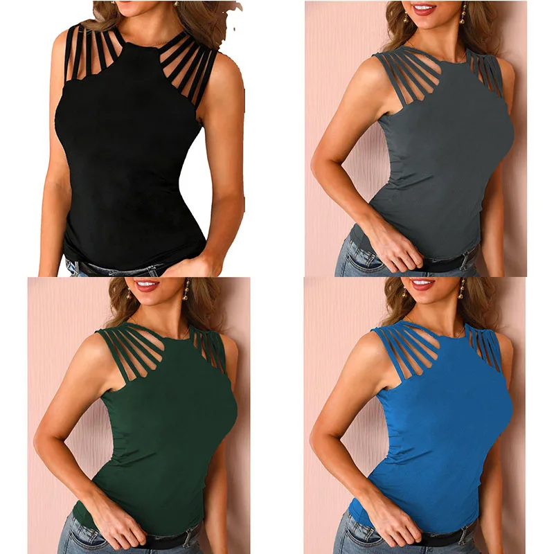 

Strappy Vest Plain Top Boob Tube Womens Camiosole Sleeveless Bralet Crop Ladies