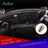 car trunk insulation cotton soundproof cotton carpet sticker pad set for toyota avalon 2019 2020 2021 accessories