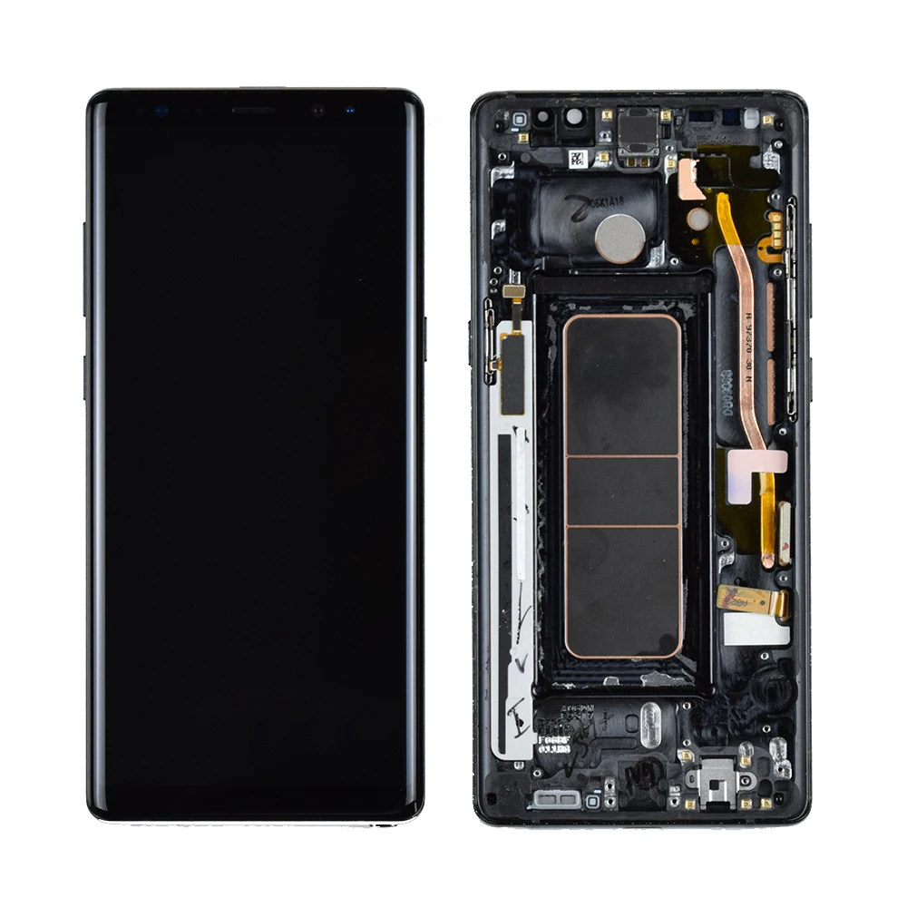 Pantalla LCD Amoled de 6,3 pulgadas para m&oacute;vil, montaje de digitalizador con pantalla t&aacute;ctil para Samsung Note 8, N9500, N9500F, N900D, N900DS-1