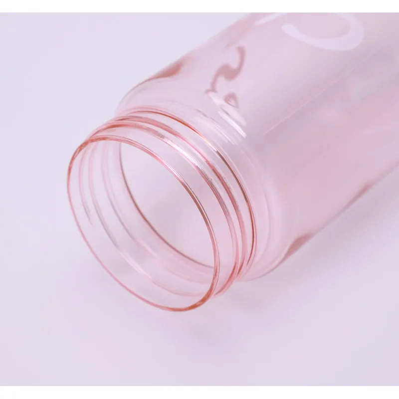 Новые рекламные пластиковые чашки милые портативные бутылки для воды спортивные