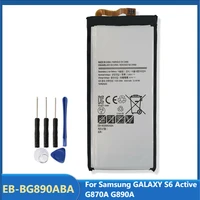 original replacement phone battery eb bg890aba for samsung galaxy s6 active g870a g890a rechargable batteries 3500mah