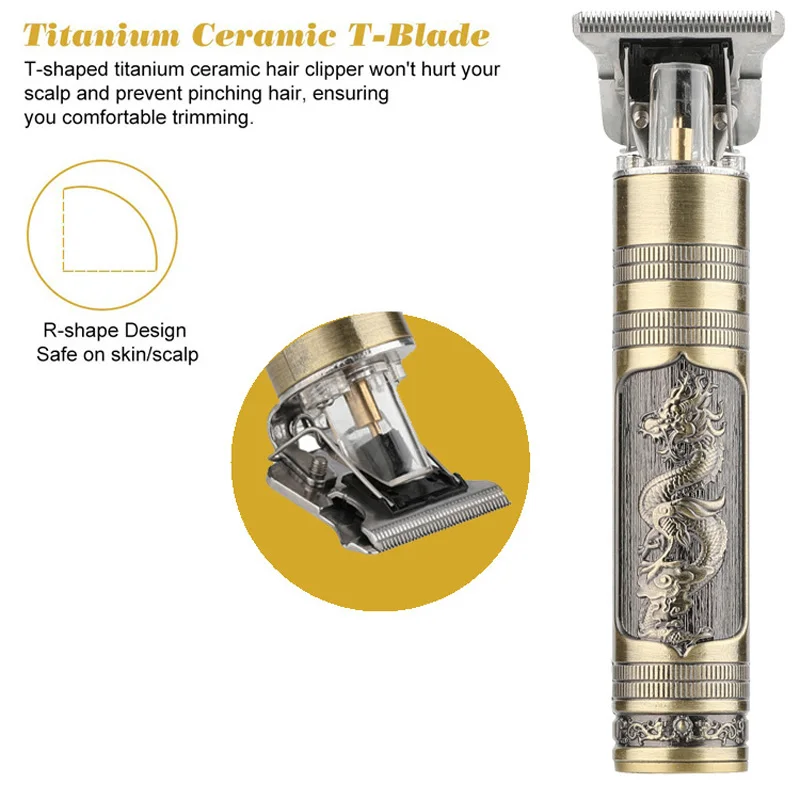 USB машинка для стрижки волос триммер мужчин борода электрическая бритва короткая