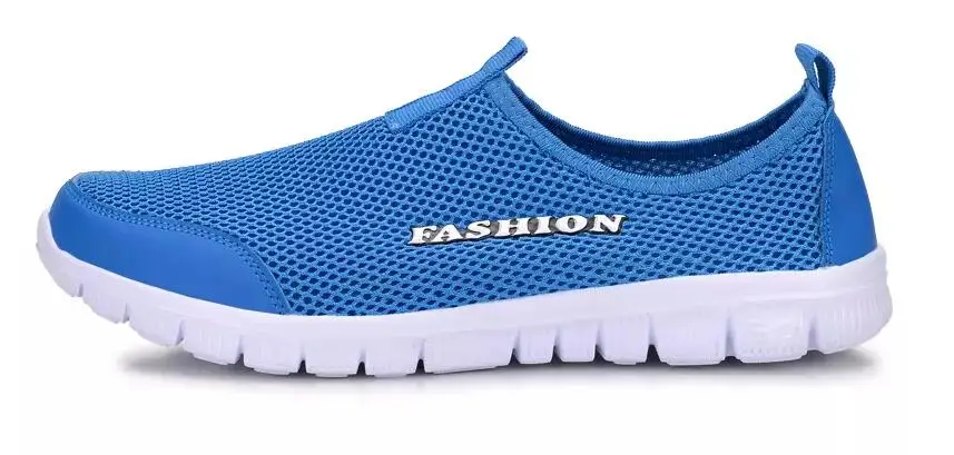 air mesh blue Мужские Мягкие Зимние ботильоны с высоким берцем; сезон зима-осень; Мужские ботинки в байкерском стиле; деловая Рабочая обувь; оксфорды; пара обуви - Цвет: air mesh blue
