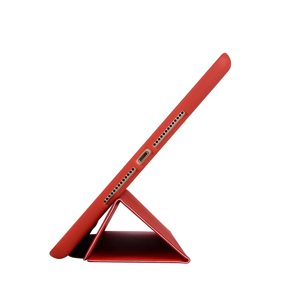 YUNAO силиконового материала Tri-складываемый Чехол для iPad 9 7 Air1 2019 Air3 Air2 mini1 на