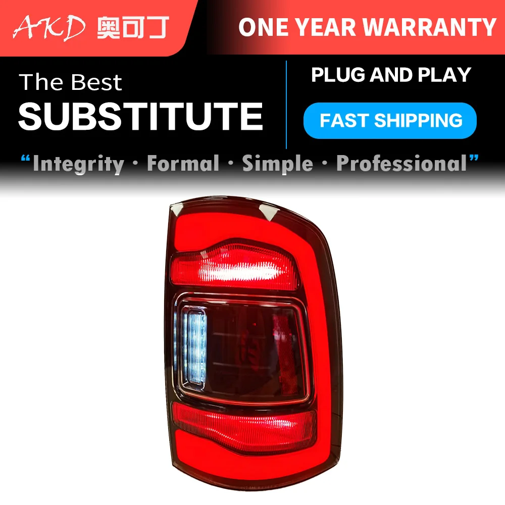 

Car Styling Taillights for Dodge RAM 1500 2500 3500 LED Tail Light 2009-2018 Tail Lamp DRL Rear Turn Signal Automotive Accessori