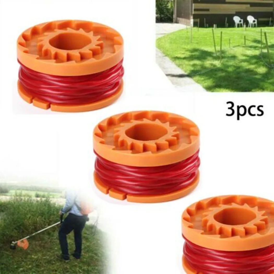 3pcs Spool Line ALM Trimmer Accessories CGT18LA1 CGT36LA1 Outdoor Living
