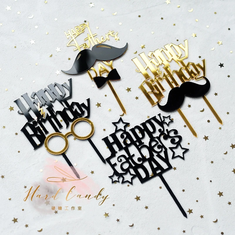 Супер папа акриловый торт Топпер лучший на свете украшения отцов День вечерние