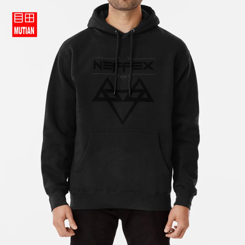 Черные толстовки NEFFEX с логотипом 2 neffex merch band music nation армейский художник
