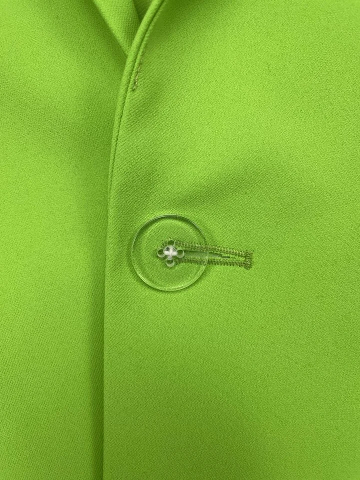 High Quality 2021 Women New Spring Green Loose Blazer Coat Female Luxury Fashion 97% Wool Jacket Ddxgz2 1.07