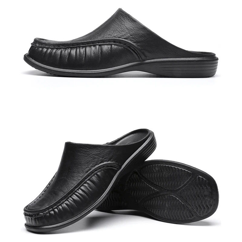 

Men Summer Flops Driving Shoes Male Gardening Soft Slippers Slippers Fashion Shoes Men Beach Outdoor Casual Walking Beach Flops