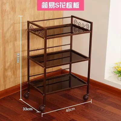 Специальная Парикмахерская тележка для красоты трехслойная Салон тележки