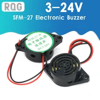95db alarm high decibel dc 3 24v 12v electronic buzzer beep alarm intermittent continuous beep for arduino car van sfm 27