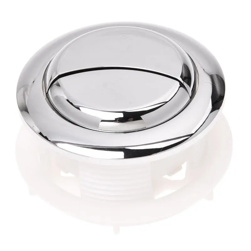 1 1/8&quot Thread Plastic Round Head Double Push Button Toilet Flush Valve |