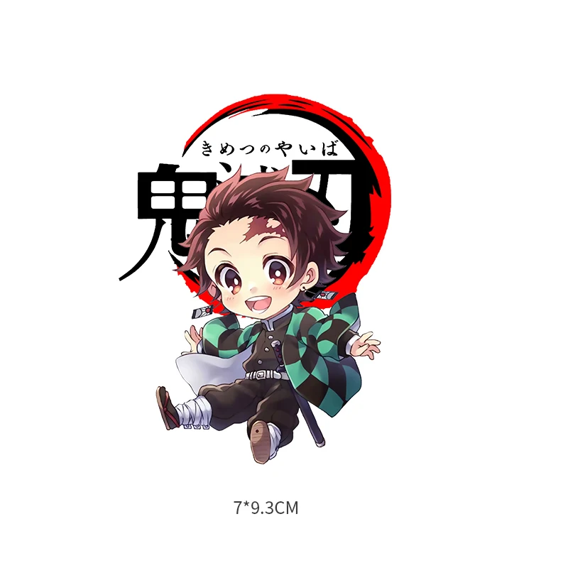 1PCS Japanese anime Iron On Patches For Clothing A-level Washable Thermal Transfers Sticker Clothes T-shirt Appliques | Дом и сад