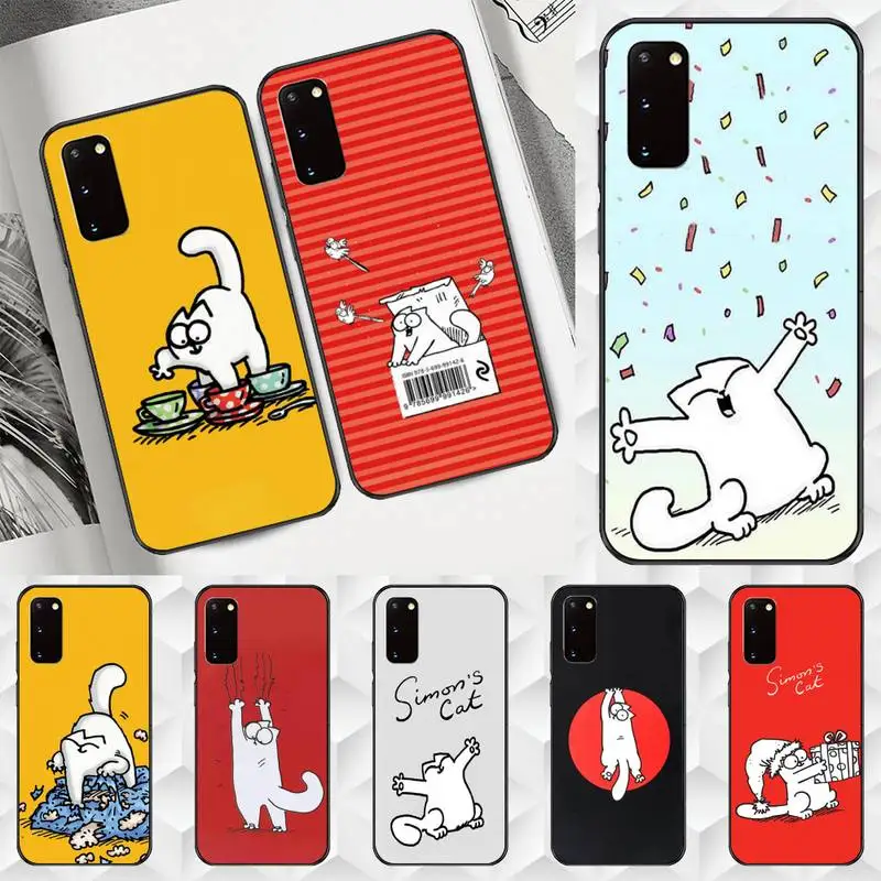 

S-Simon's cat Phone Case For Xiaomi Redmi 9 9A 8 8A 5A Plus 6 S2 7 7AK20 30 4X Pro Fundas Cover