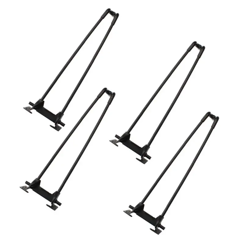 

4Pcs 14\" Heavy Duty Hairpin Laptop Desk Foldable Legs Folding Coffee Table Legs R9JC