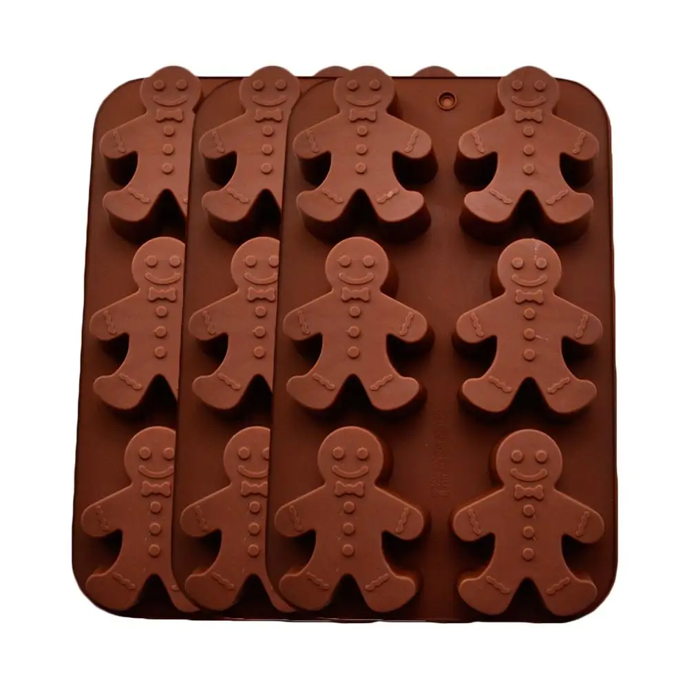 3 шт. микроволновая печь пряник человек плесень для еды класса силикагель выпечки