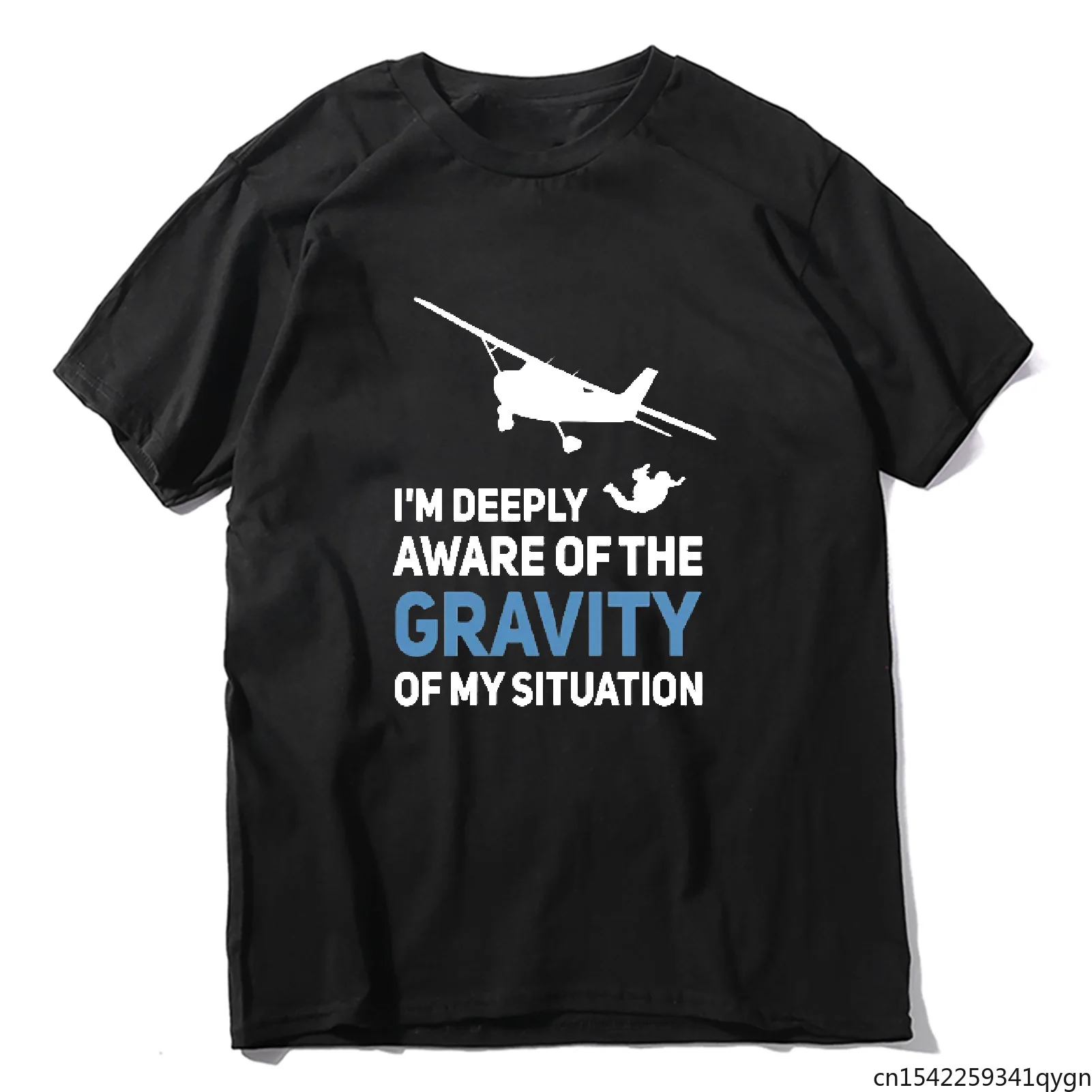 

I'm Deeply Aware of The Graiity of My Situation Funny Vintage Men's Short Sleeve Top Funny Unisex T-Shirt Comfortable Tee