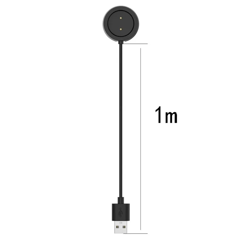 1 м Магнитный силовой кабель USB портативное зарядное устройство для умных часов зарядный кабель для Huami Amazfit GTR 42 мм 1909 GTR 47 мм 1901 GTR
