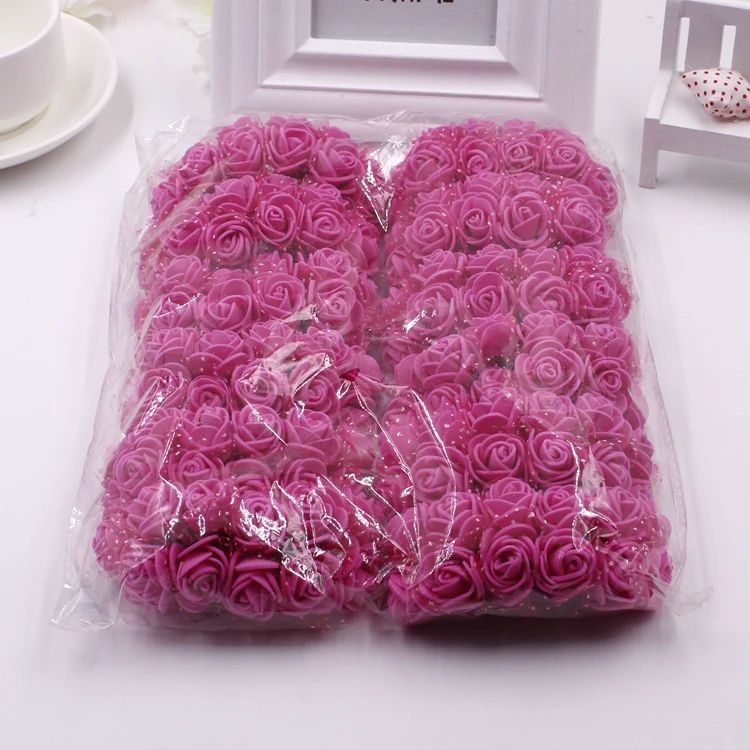 144 шт. 2 см из вспененного этилвинилацетата искусственные ПЭ Свадебные розовые