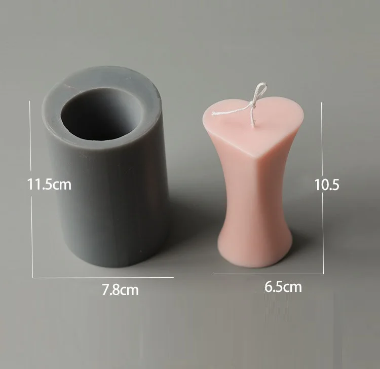

Heart Silicone Candle Mold Ornaments Decoration Scented Candle DIY Plaster Mold DIY Candle Making Kit