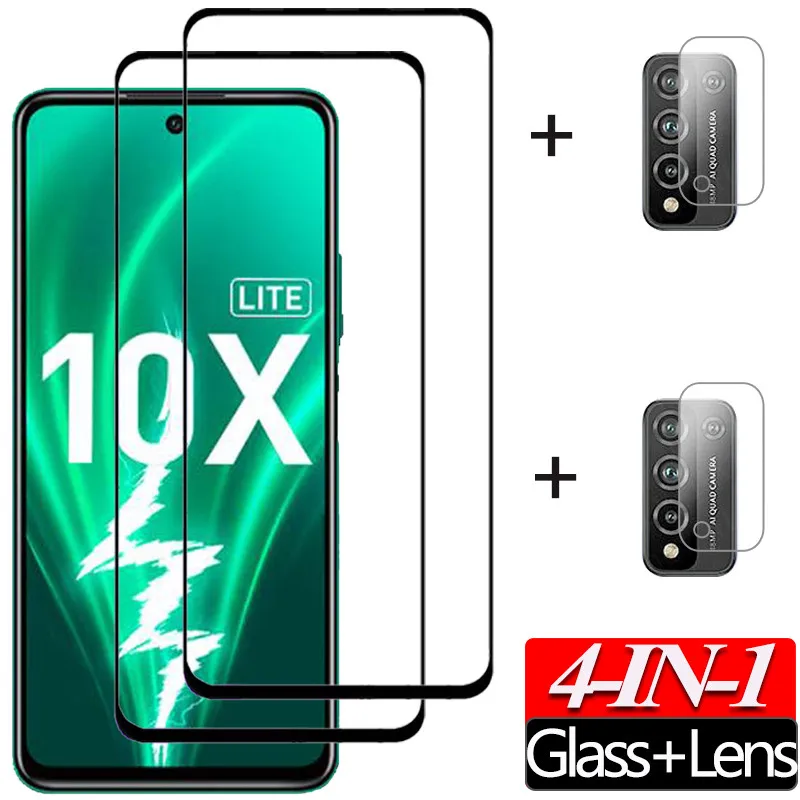9D стеклянная пленка Honor 10 x lite защитная из закаленного стекла для Huawei 10xLite защитное