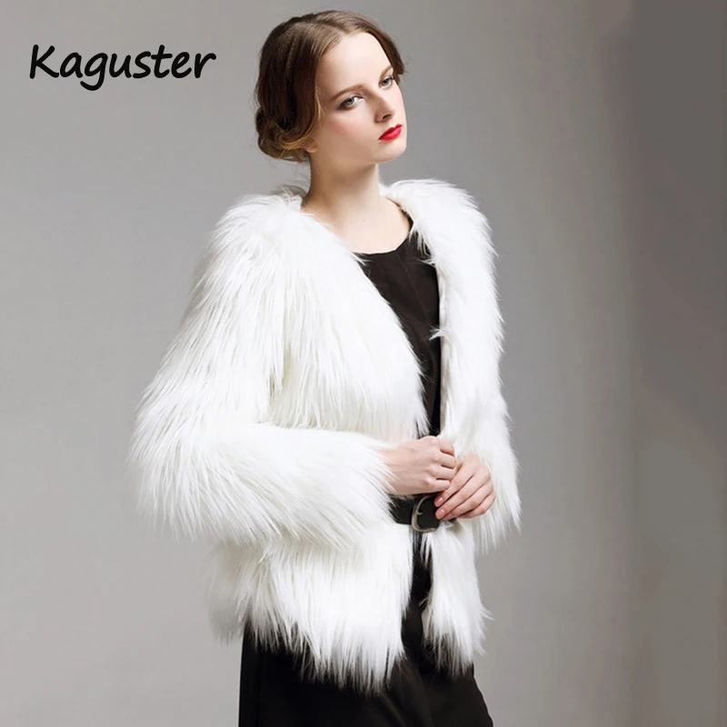 Женская короткая куртка из искусственного меха верхняя одежда с длинным рукавом