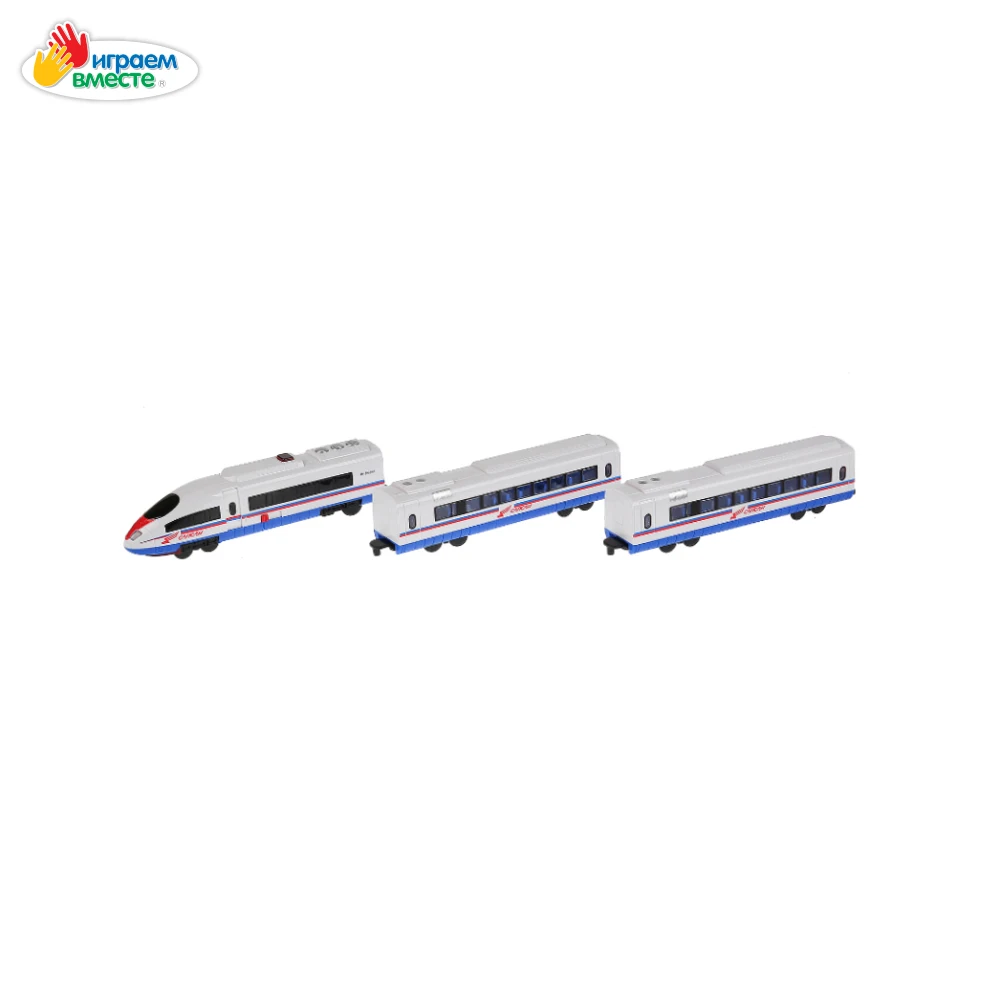 Железная дорога ИГРАЕМ ВМЕСТЕ со светом и звуком работает от батареек длинна