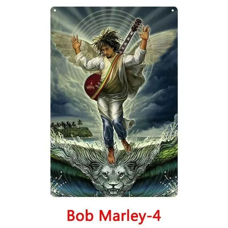 

Metal Tin Sign bob marley Decor Bar Pub Home Vintage Retro Poster