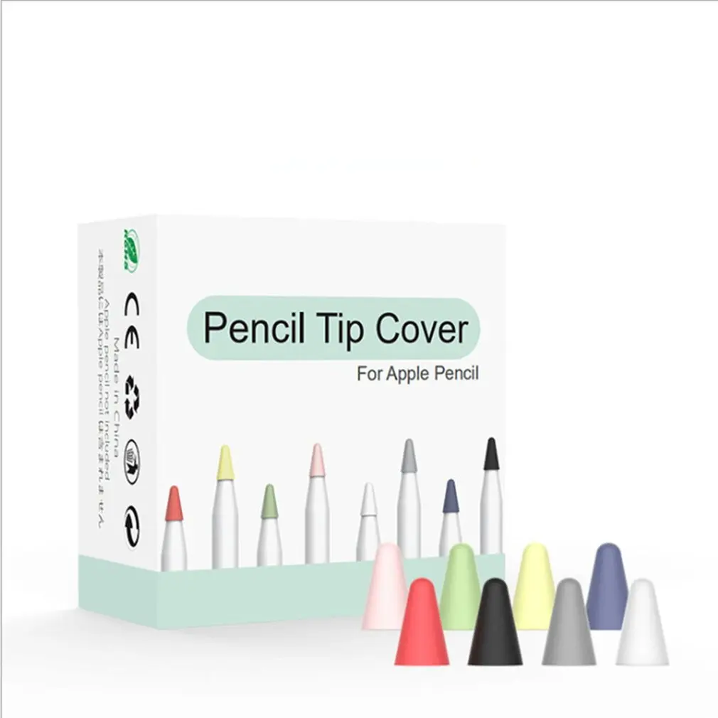 

Silicone Pen Tip Protective Cover For Apple Pencil 1/2 Simple Installation Non-slip Soft Silicone Case