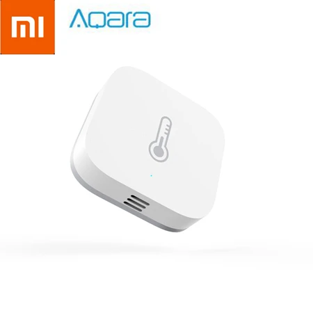 White Xiaomi Aqara датчик температуры и влажности умный дом увлажнитель воздуха индуктор атмосферного давления обнаружения продукта приложение подключения - Цвет: White