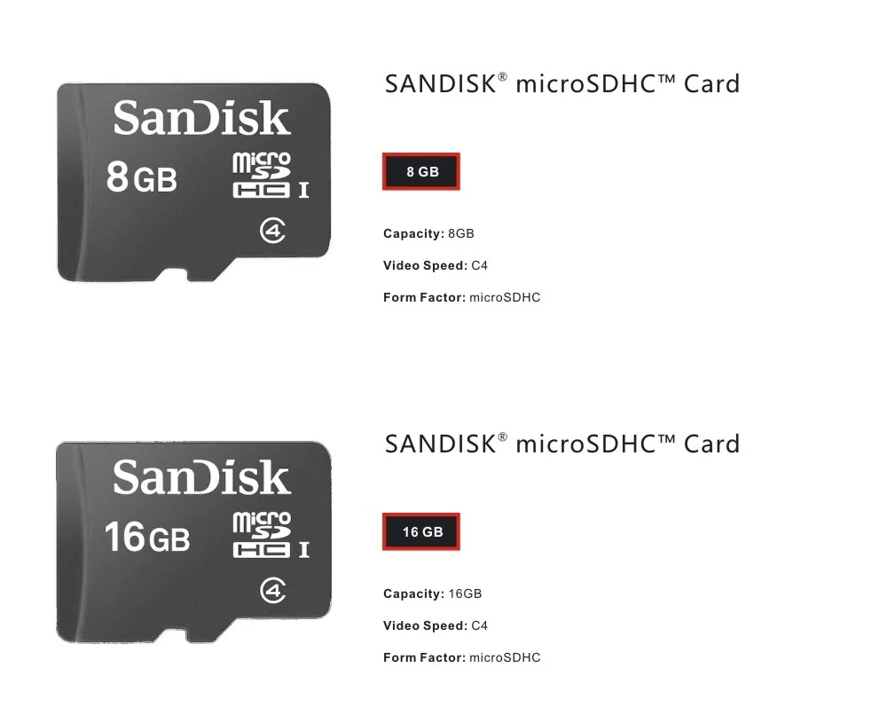 SanDisk карта micro sd 8 Гб 16 Гб класс 4 tf карта памяти sdxc cartao de memoria для gopro hero 7 оригинальная Прямая поставка