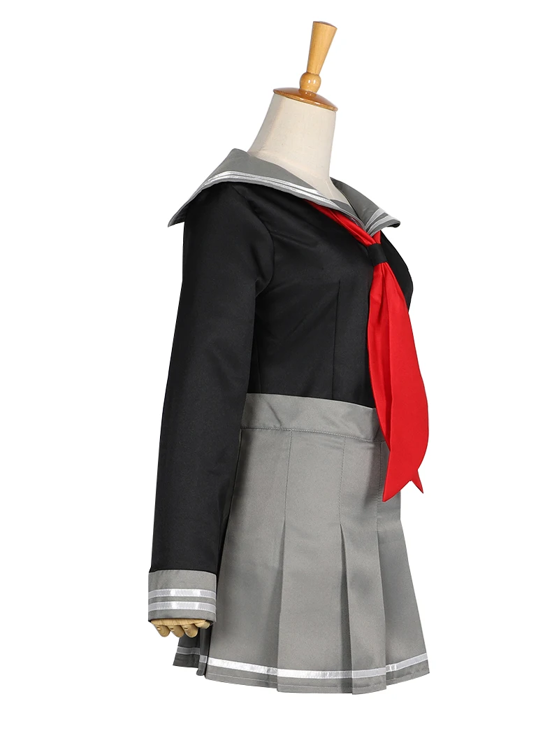 

Anime Cos Danganronpa: Trigger Happy Havoc Peko Pekoyama Cosplay Costumes Sets Suit Lolita Student Girls Dress
