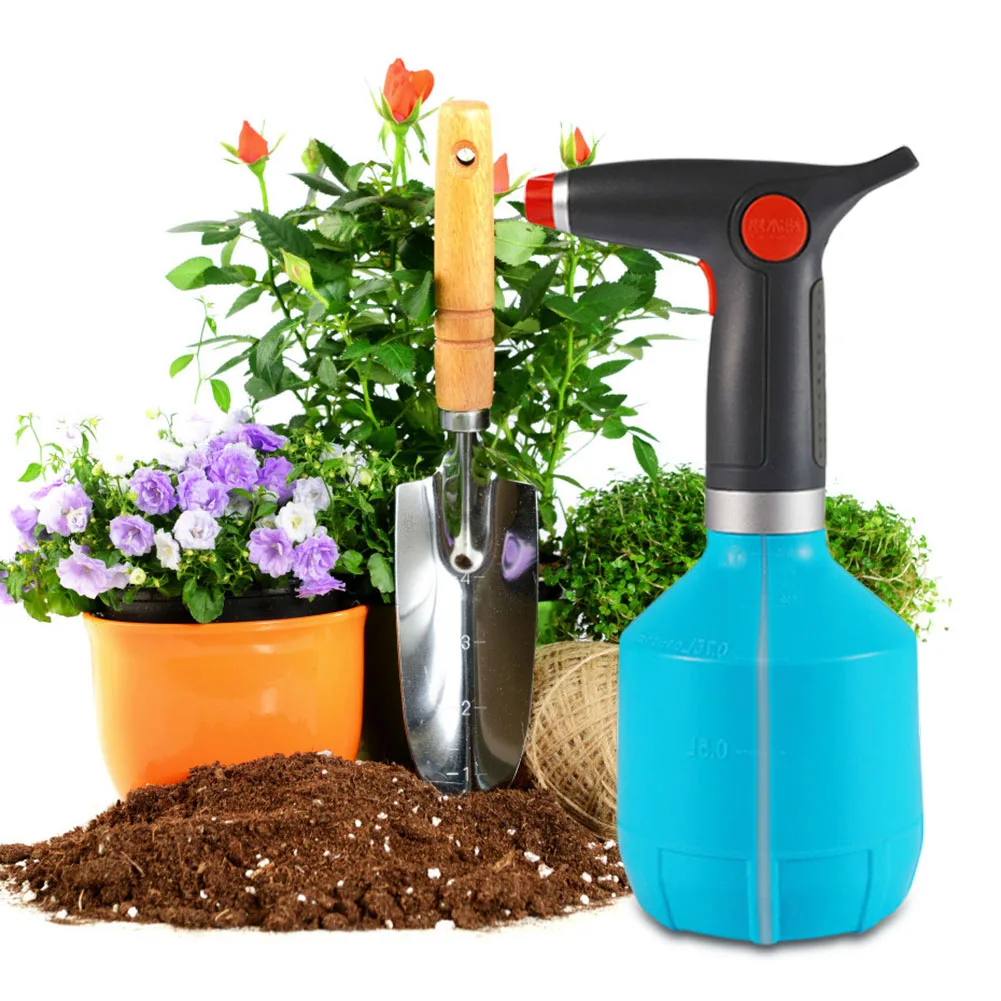 

1000ml Electric Sprayer Portable Rechargeable Flower Plant Watering Can Pot Alcohol Disinfectant Spray Bottle Home Garden Tools