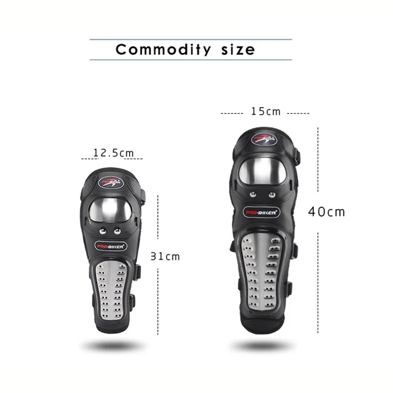 

4pc/s Motorcycle Knee & Elbow Protective Pads Motocross Skating Knee Protectors Riding Protective Gears Pads Protection