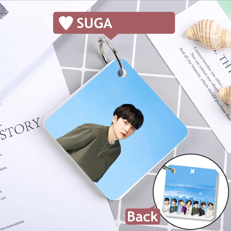 Оптовая продажа карманных блокнотов с фотоколлажем Bangtan Boys 2021 года летнего времени.