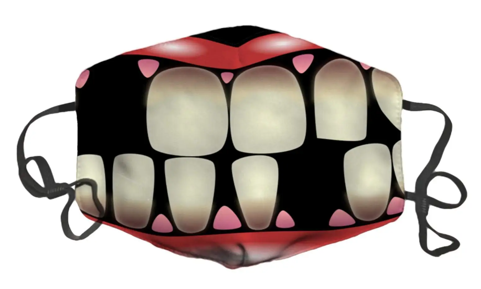 

Funny Lips Bad Teeth Fashion Face Decorative Reusable Comfortable Adjustable Windproof for Women Men Unisex