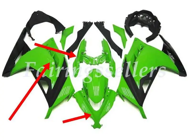 Новый ABS пластик Литья Под Давлением Мотоцикл Обтекатели комплект подходит для