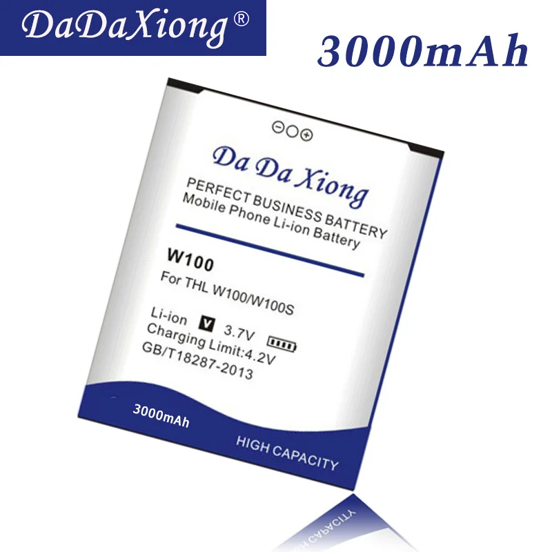 Оригинальный аккумулятор Da Xiong 3000 мАч W100 для телефона THL W100S|Аккумуляторы