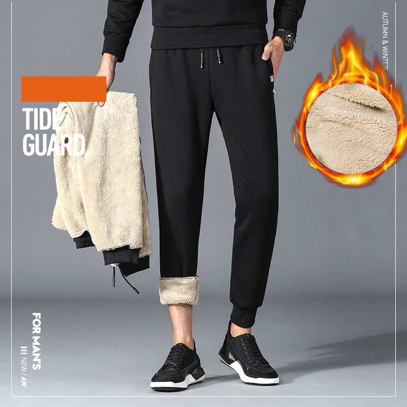 Мужские зимние брюки Классические Брендовые спортивные очень теплые плотные