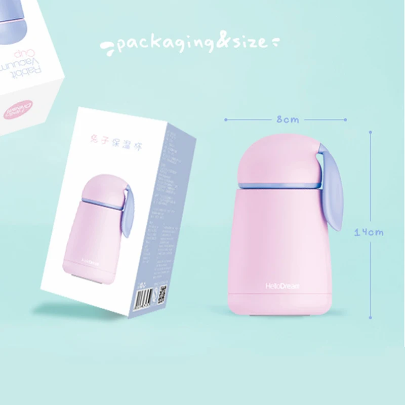 Распродажа Термокружка из нержавеющей стали в форме кролика термос для детей