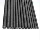 1 шт. 12 мм OD x 8 мм IDX1M 100% рулон 3k углеволоконная трубкатрубчатый вал, трубка для крыла квадрокоптера вертолета 12*8*1000 мм