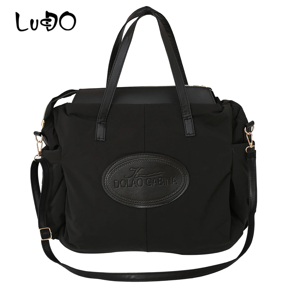 

LUCDO Autumn Winter Women Bags Designer Handbags Space Cotton Material Large Package Down Jacket Bag Ladies Warm Tote Bag Bolsa