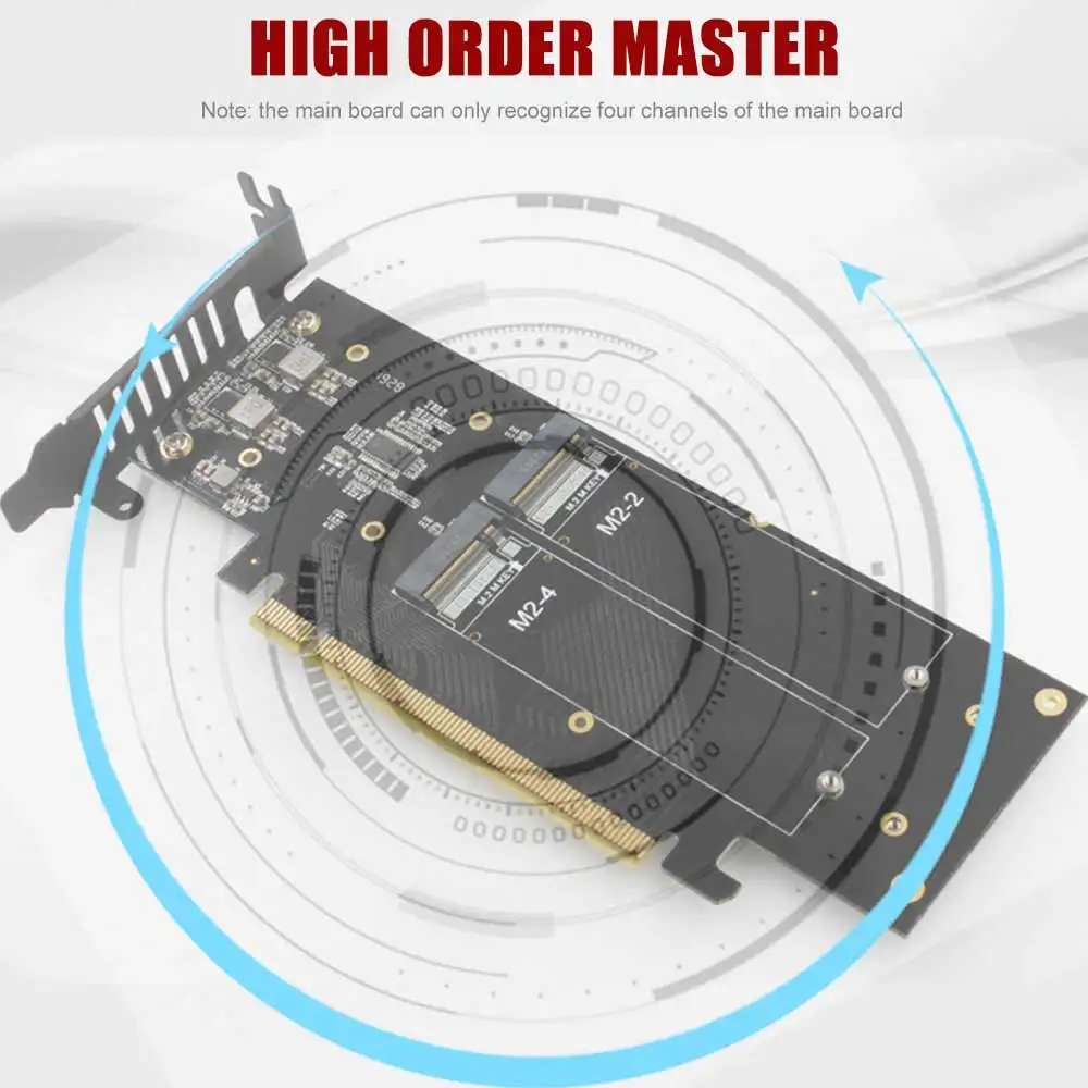 

M.2 X16 Om 4X Nvme PCIE3.0 GEN3 * Raid Card Pci-E Vroc Hyper M.2X16 M2X16 X4 E * 4