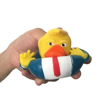Новый мультфильм утки Трамп купальный душ плавающая вода США президент