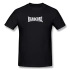 2021 Футболка мужская футболка с принтом HardCore футболка большого размера d Мужская одежда летние топы Женская одежда размера