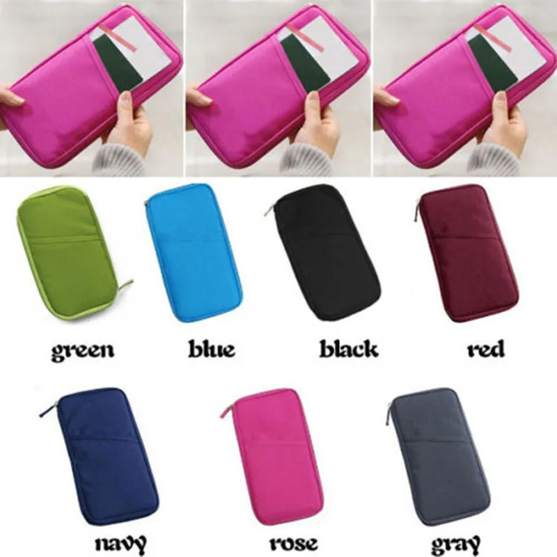 Дорожный кошелек-органайзер для паспорта и кредитных карт Многофункциональная